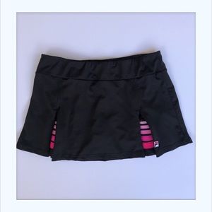 Black Fila Tennis skirt with pleats